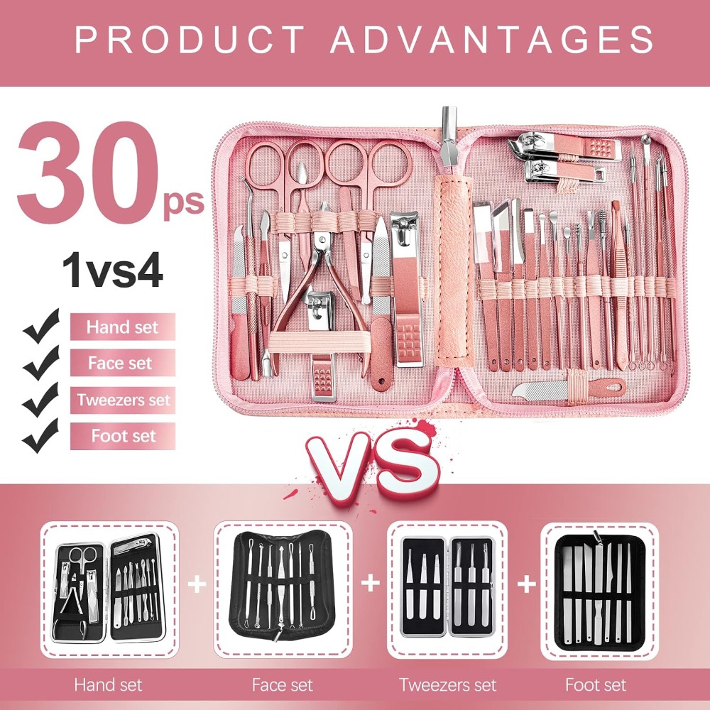 30-in-1 Professional Manicure  - Men'S Grooming Products Kit review and price