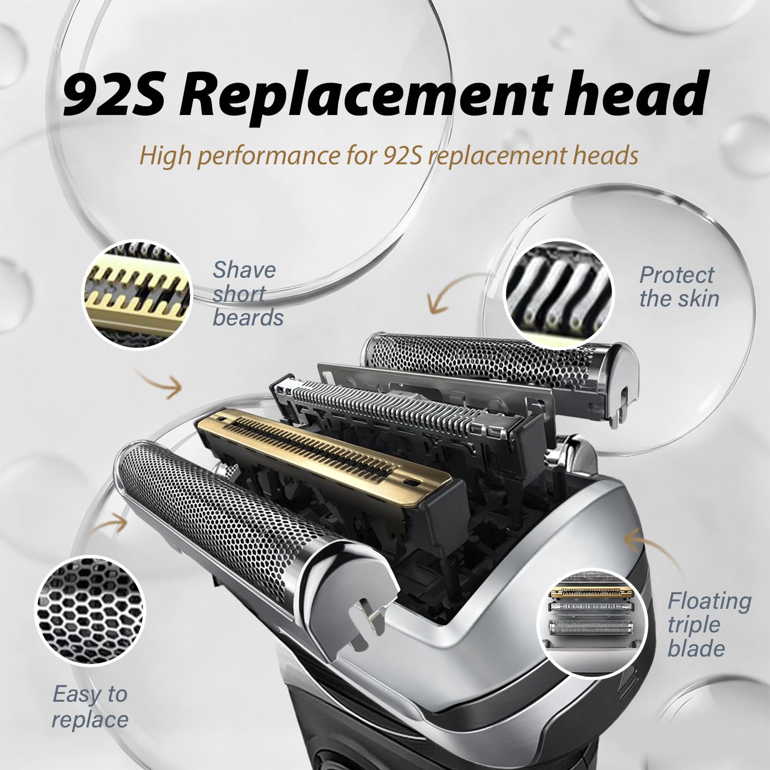 New 92S Replacement Foil Head  - Men'S Grooming Shaver review and price