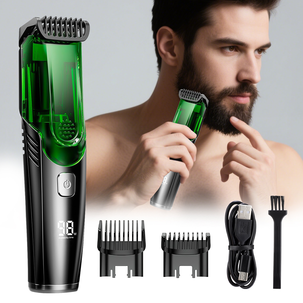 Cordless Men Beard Trimmer Ele - Men'S Grooming Vacuum review and price