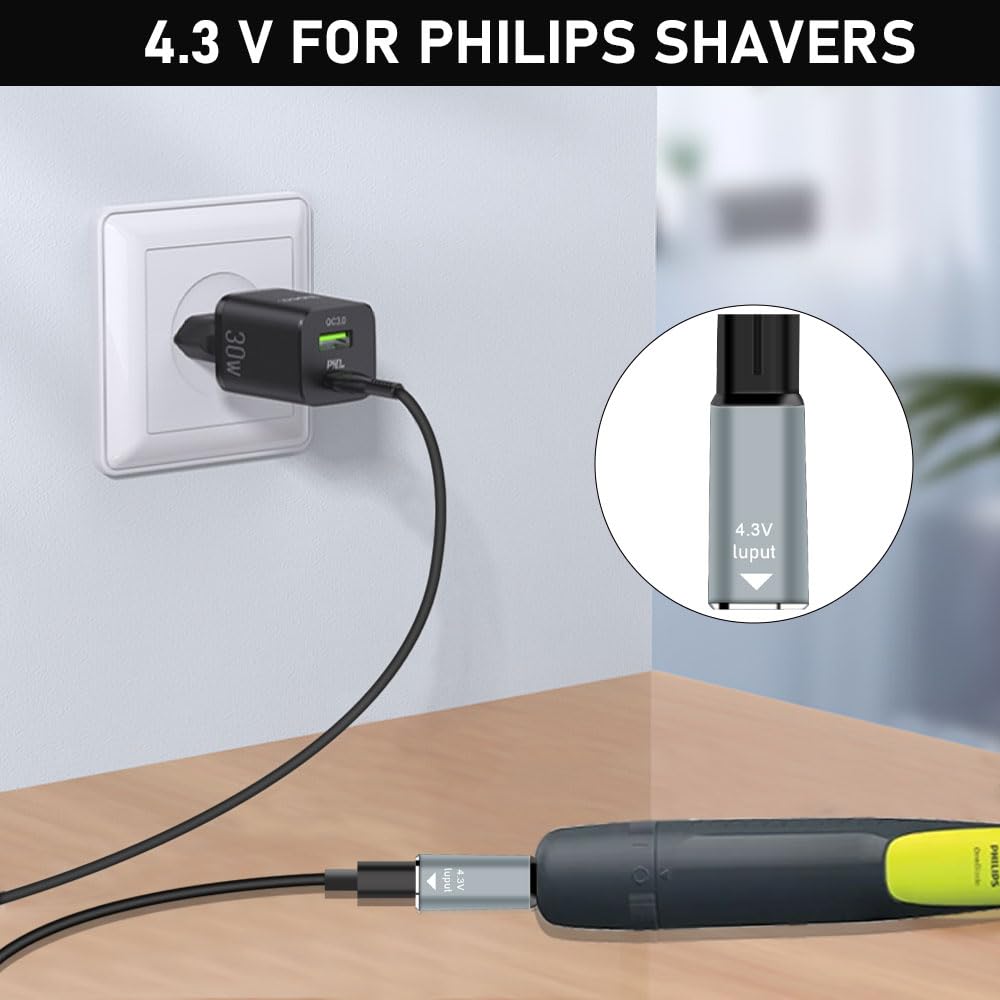 4.3V Type-C Shaver Adapter Cha - Men'S Grooming Shaver review and price