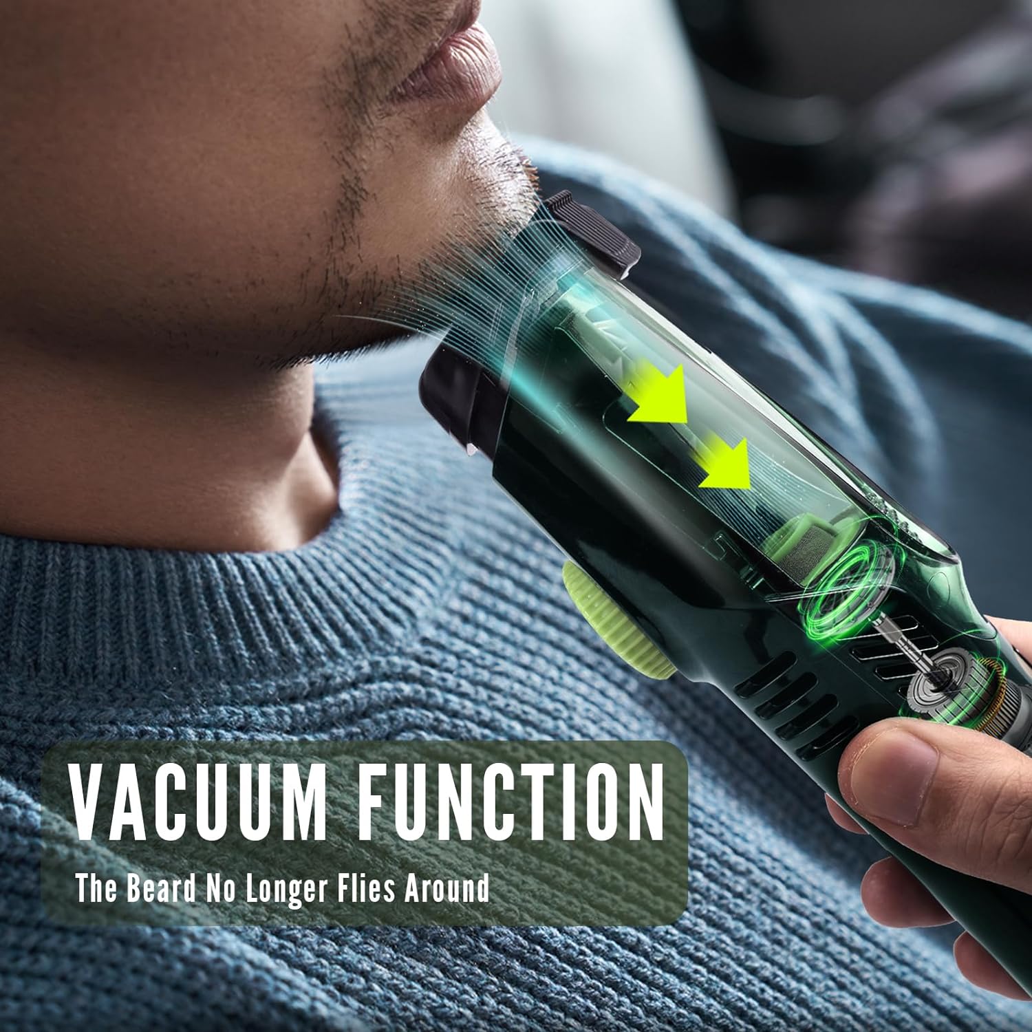 Cordless Men Beard Trimmer Rec - Men'S Grooming Vacuum review and price