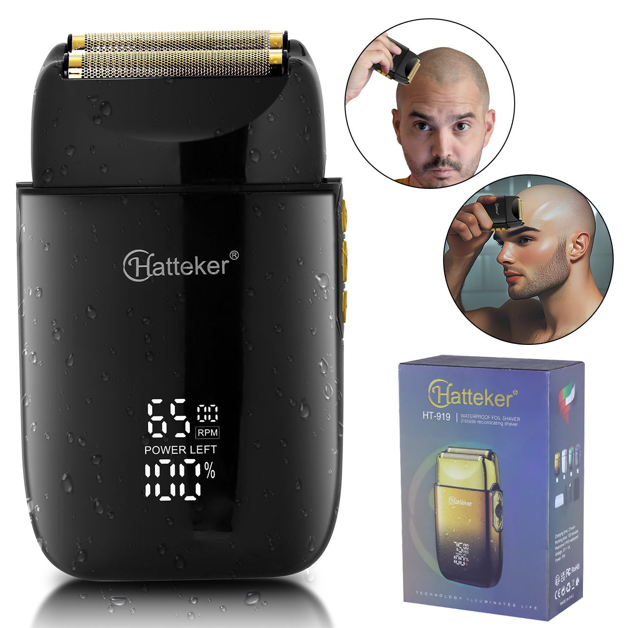 Hatteker Cordless Beard Trimme - Men'S Grooming Vacuum review and price