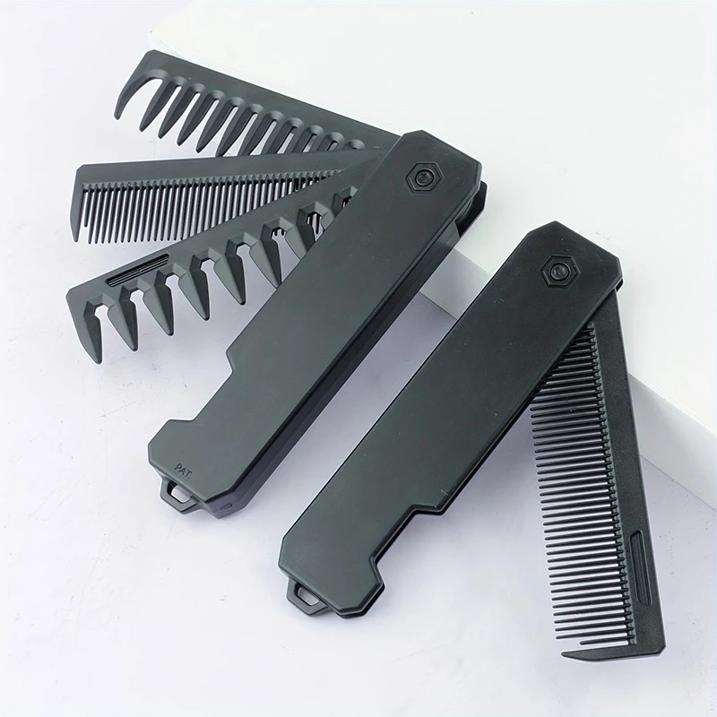 3-in-1 Folding Beard Comb for  - Mens Grooming Box review and price