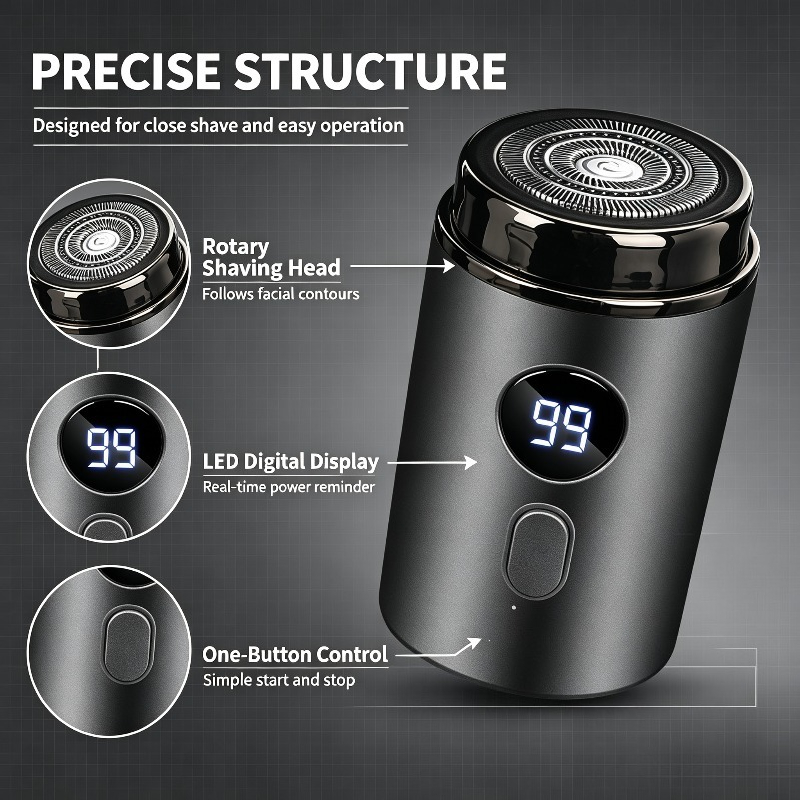 USB Rechargeable Waterproof El - Mens Grooming Box review and price