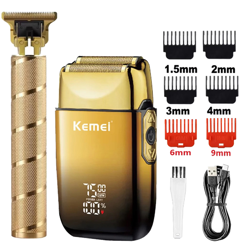 Kemei KM-TX10 T9 Hair Trimmer  - Mens Grooming Box review and price